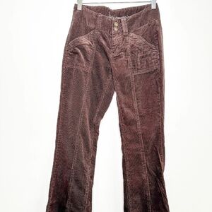 Vintage Jacob Connexion Flair Corduroy Pants | SIZE: 2| Vintage Brown Cords|